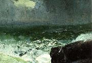 George Wesley Bellows Nahender Regen oil on canvas